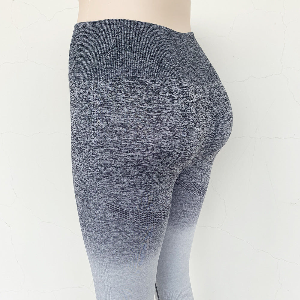 elegant gradient color nylon tracksuit jogger pants