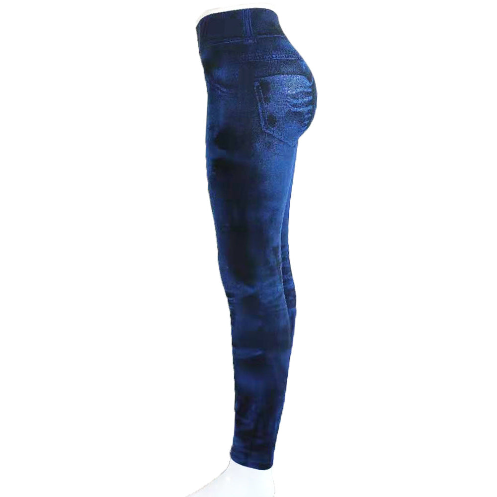 women's daily fashion printing ankle-length printing leggings