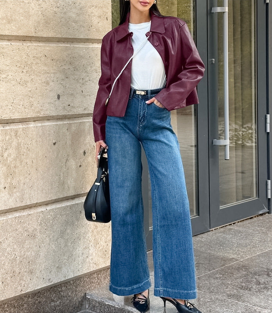 Women's Casual Solid Color Single Breasted Coat