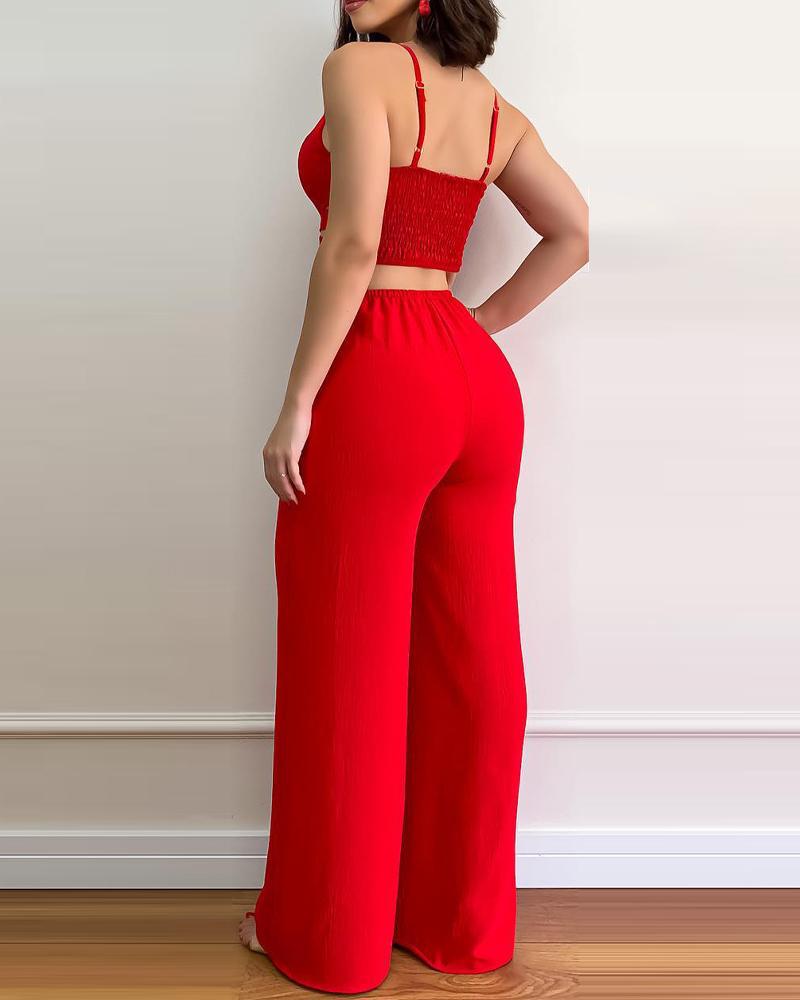 Women's Holiday Sexy Streetwear Solid Color Full Length Jumpsuits