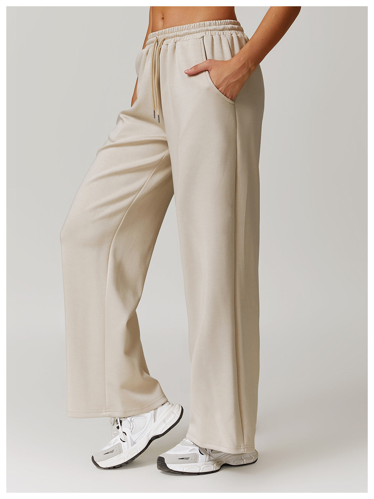 Women's Casual Solid Color Cotton Active Bottoms Casual Pants