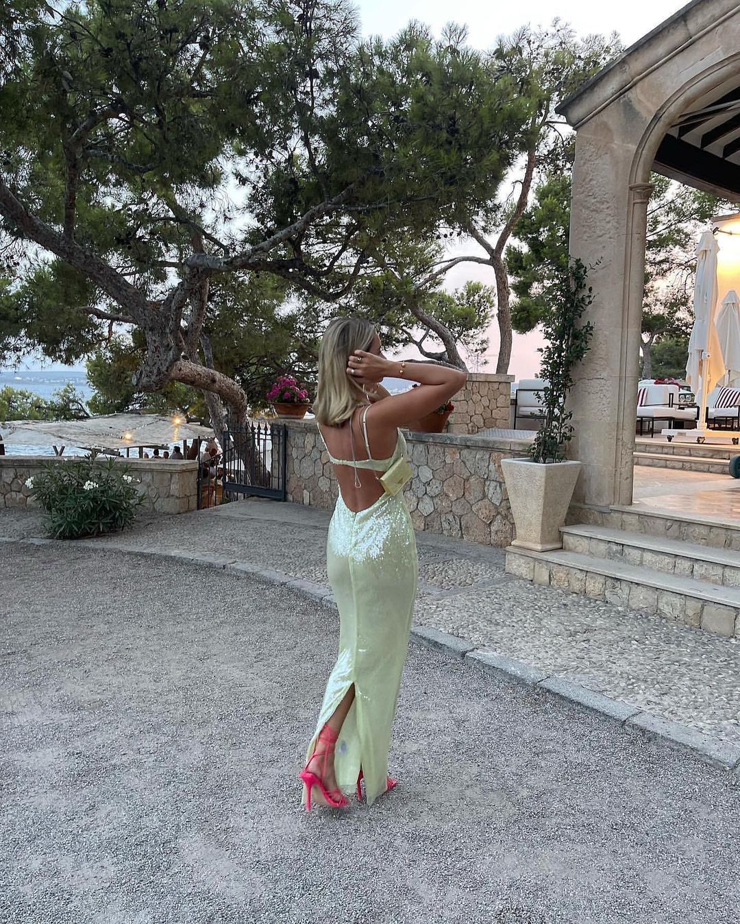 Women's Party Dress Elegant Sexy Strap Deep U Sequins Sleeveless Solid Color Maxi Long Dress Holiday Cocktail Party