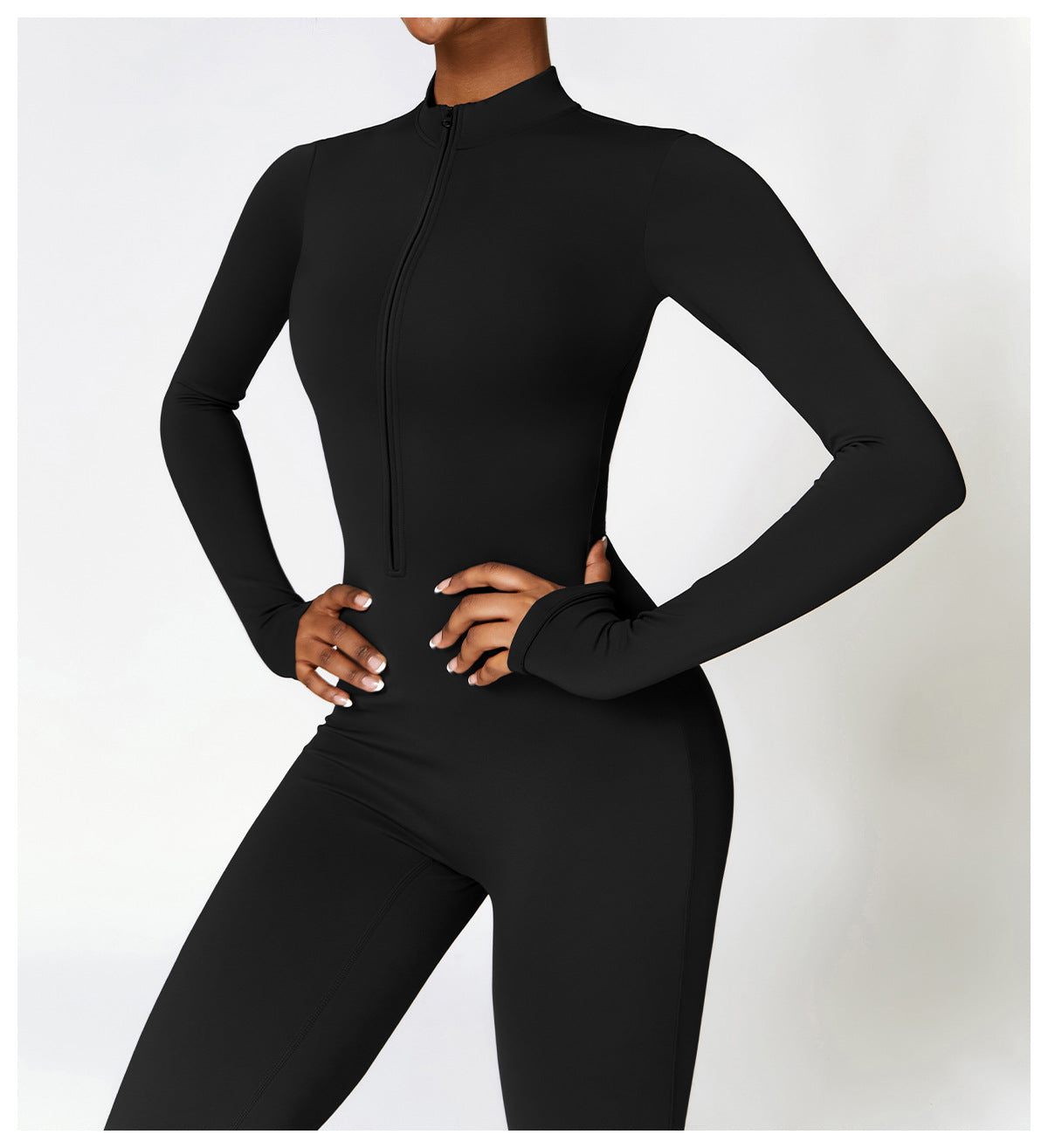 Vacation Simple Style Solid Color Polyester Turtleneck Tracksuit T-shirt Skinny Pants