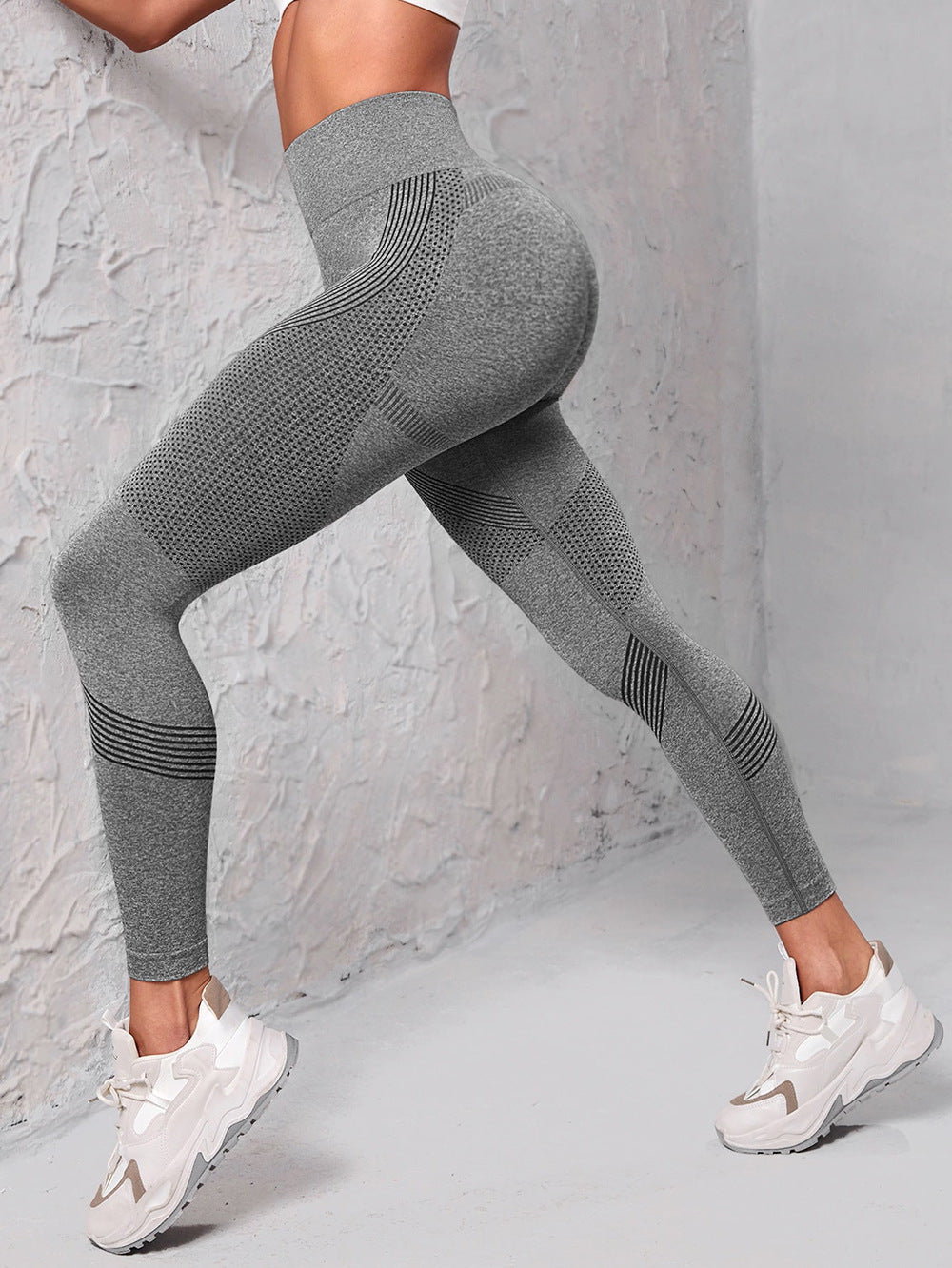 sports solid color nylon active bottoms leggings