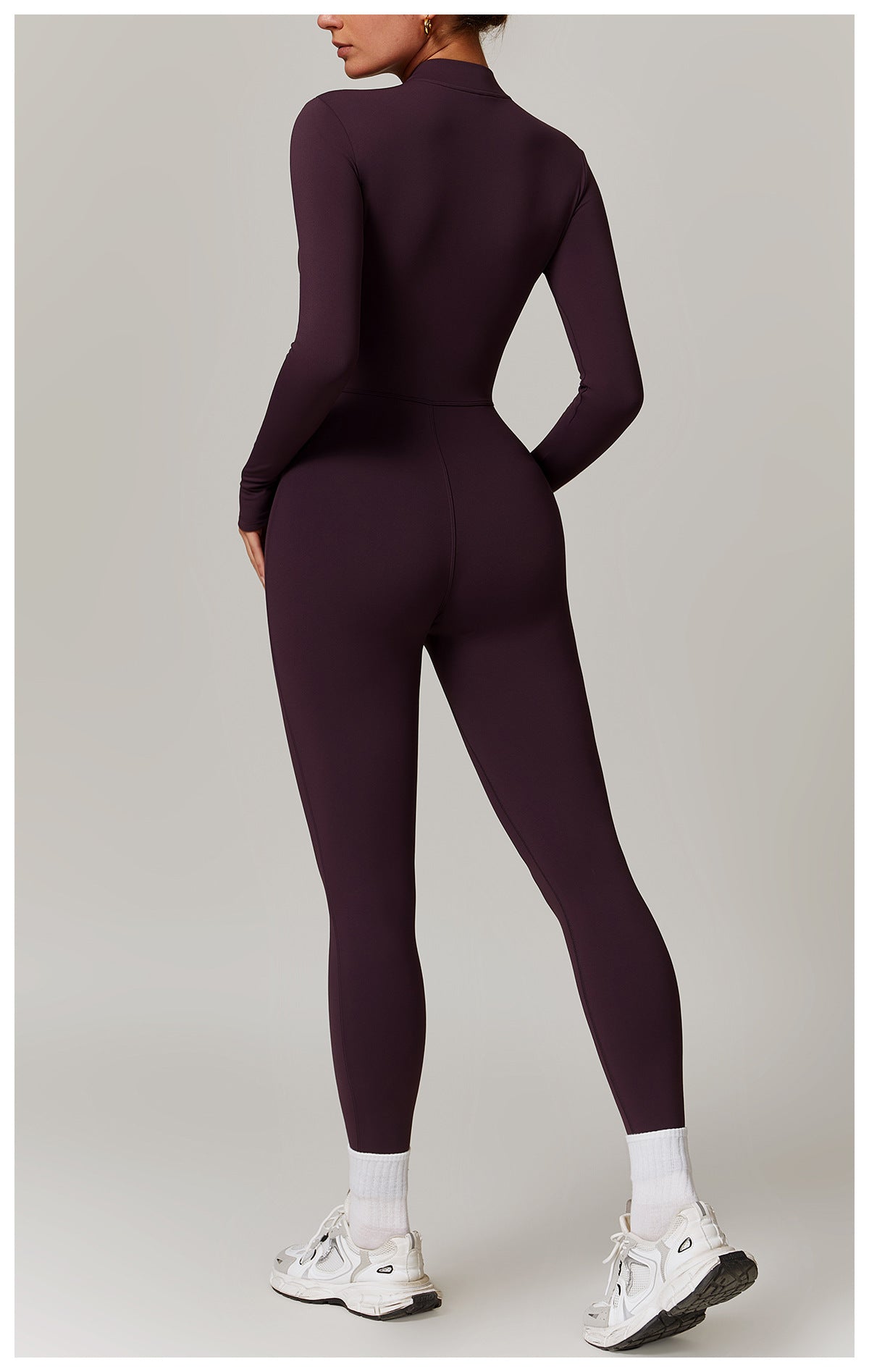 Vacation Simple Style Solid Color Polyester Turtleneck Tracksuit T-shirt Skinny Pants