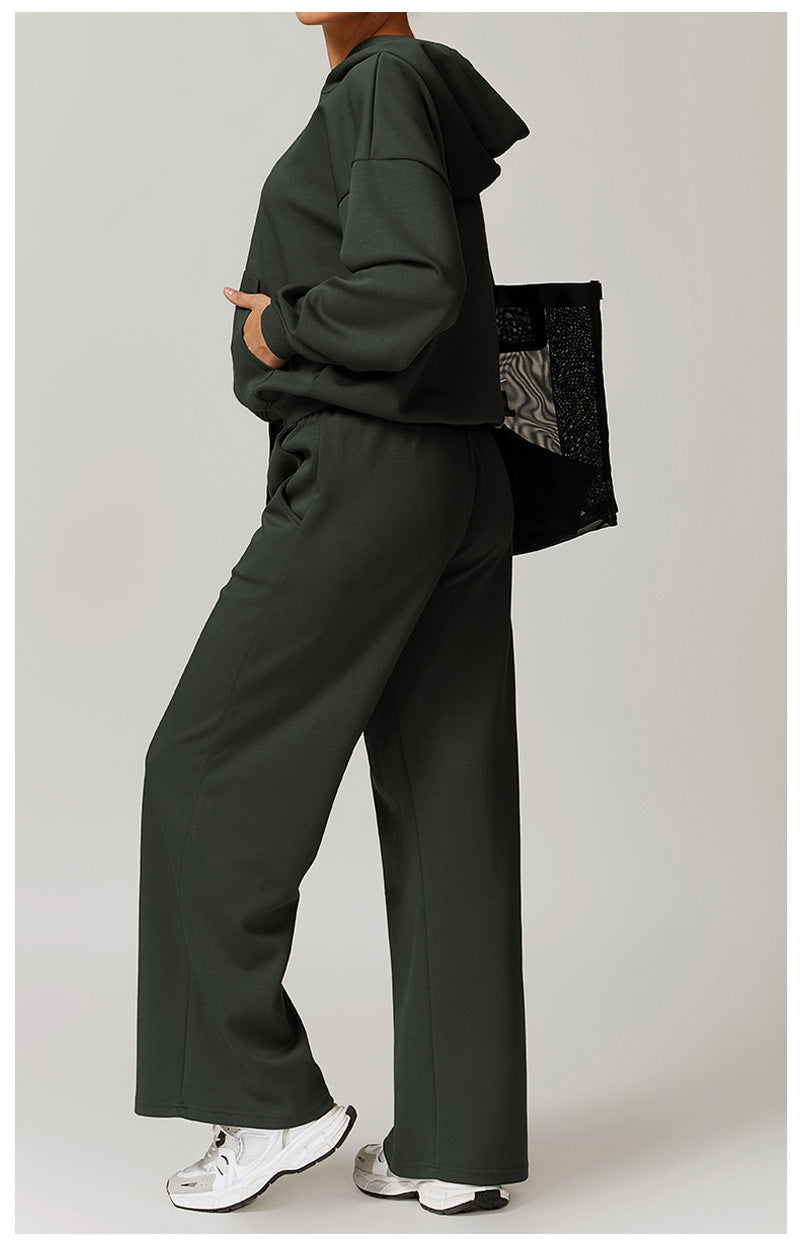 Women's Casual Solid Color Cotton Active Bottoms Casual Pants