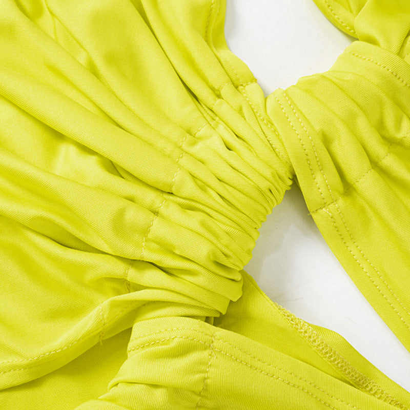 Women's Slit Dress Sexy Streetwear Plunging Neck Sleeveless Solid Color Maxi Long Dress Holiday Cocktail Party