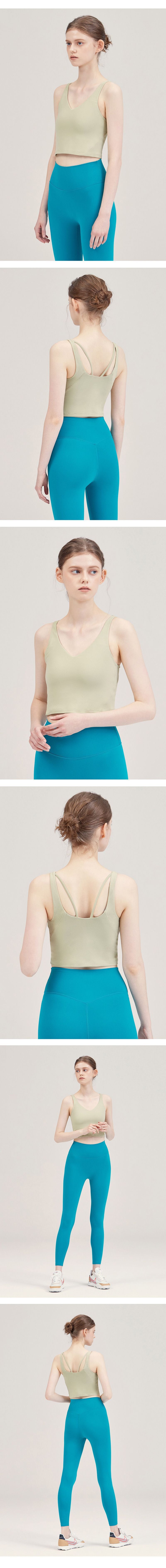 sports solid color nylon u neck active tops vest