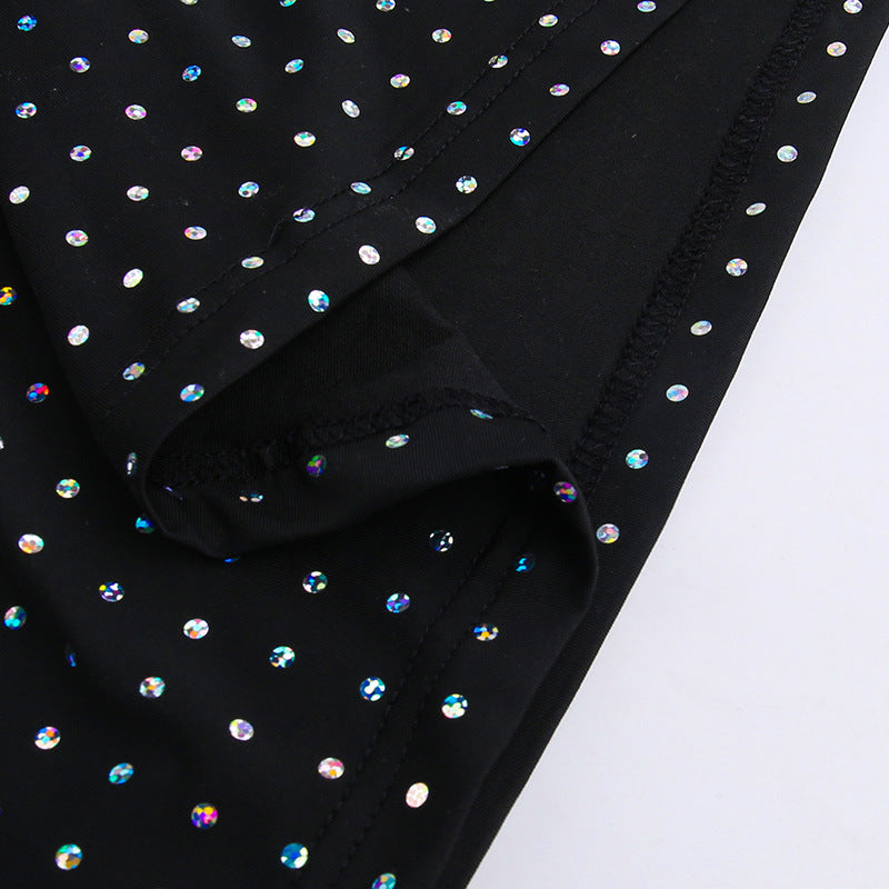 Women's Sheath Dress Sexy Streetwear Collarless Long Sleeve Solid Color Maxi Long Dress Holiday Bar