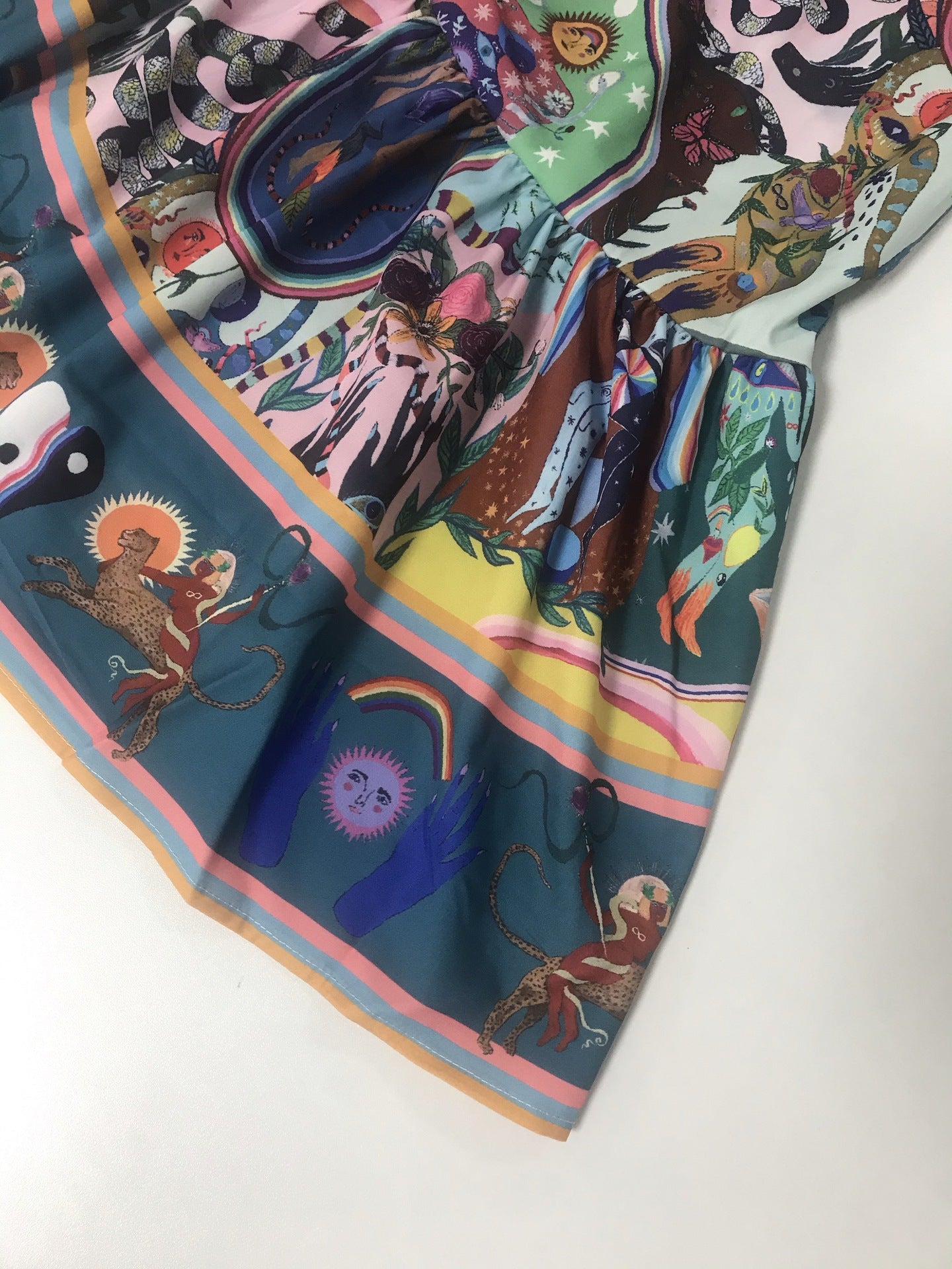 Women's Regular Dress Vintage Style Vacation Standing Collar Printing Long Sleeve Printing Above Knee Casual Holiday