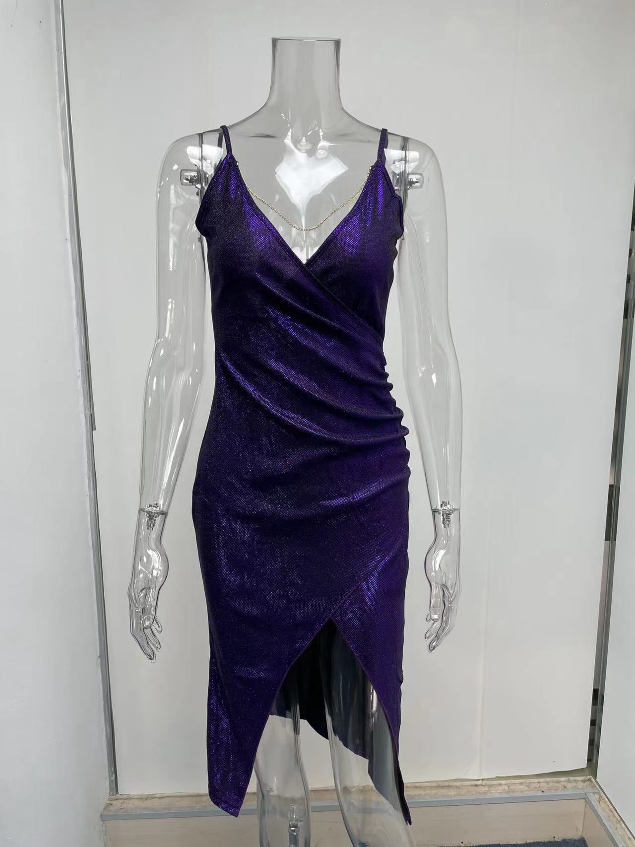 women's pencil skirt fashion v neck patchwork sleeveless solid color midi dress daily