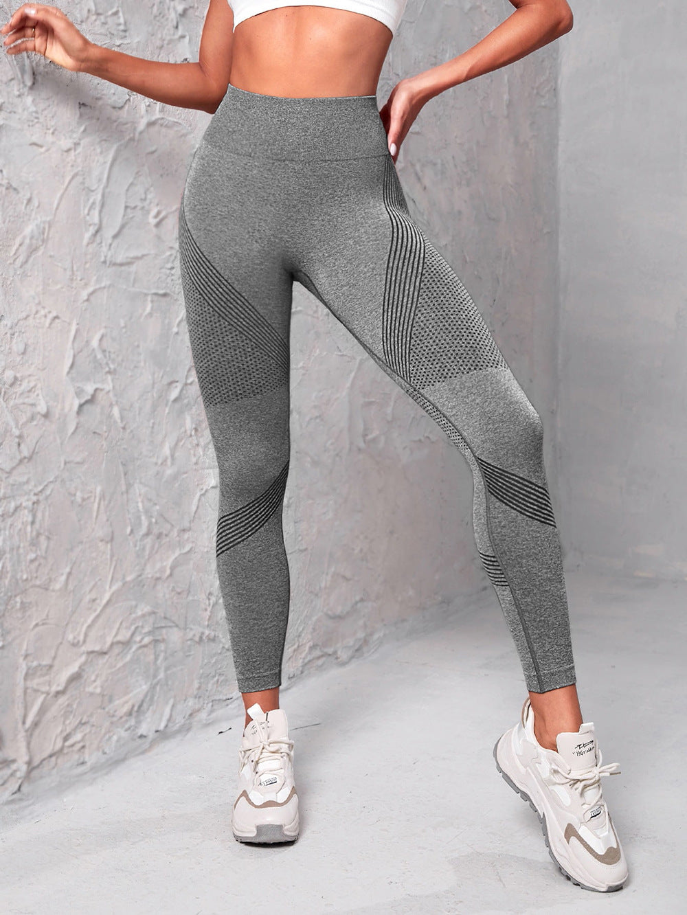 sports solid color nylon active bottoms leggings