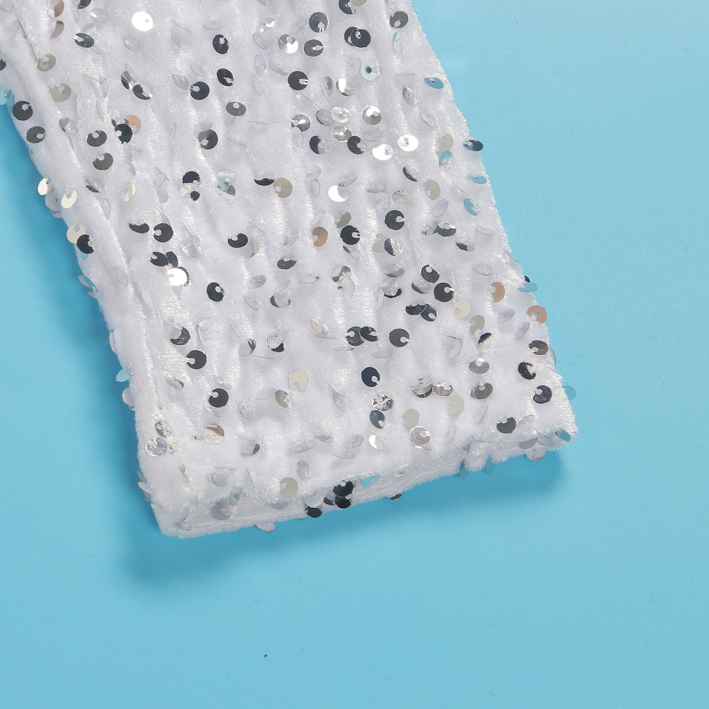 women's sheath dress party dress elegant collarless sequins long sleeve solid color above knee banquet party