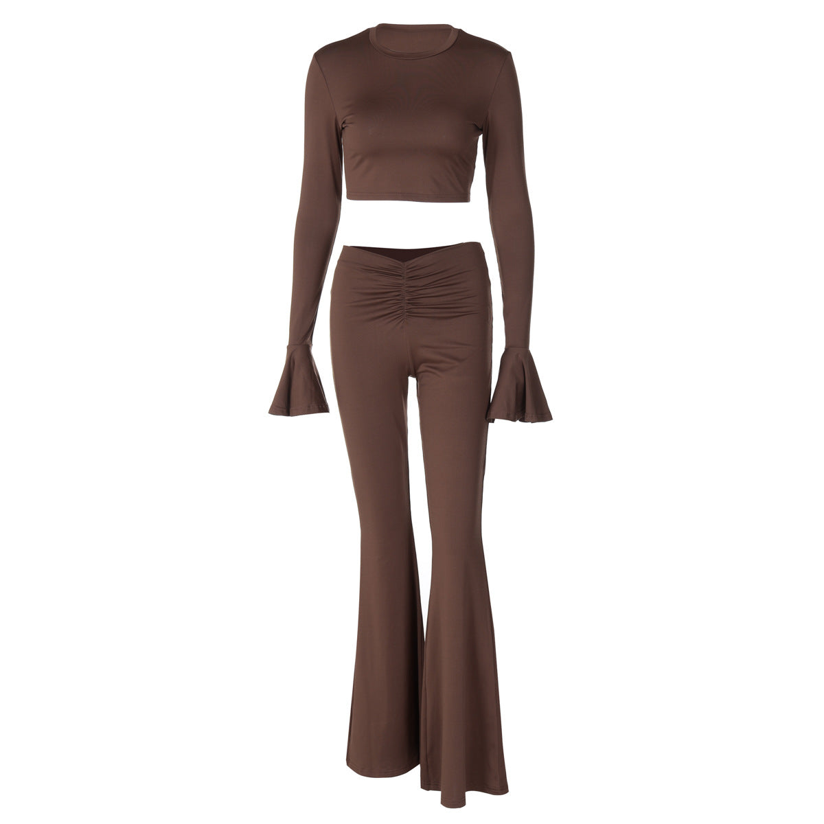 Holiday Women's Simple Style Classic Style Solid Color Spandex Polyester Milk Fiber Pants Sets Pants Sets