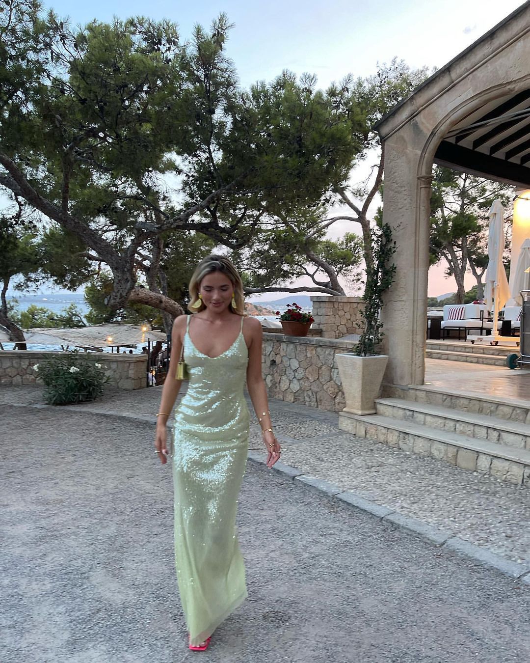 Women's Party Dress Elegant Sexy Strap Deep U Sequins Sleeveless Solid Color Maxi Long Dress Holiday Cocktail Party