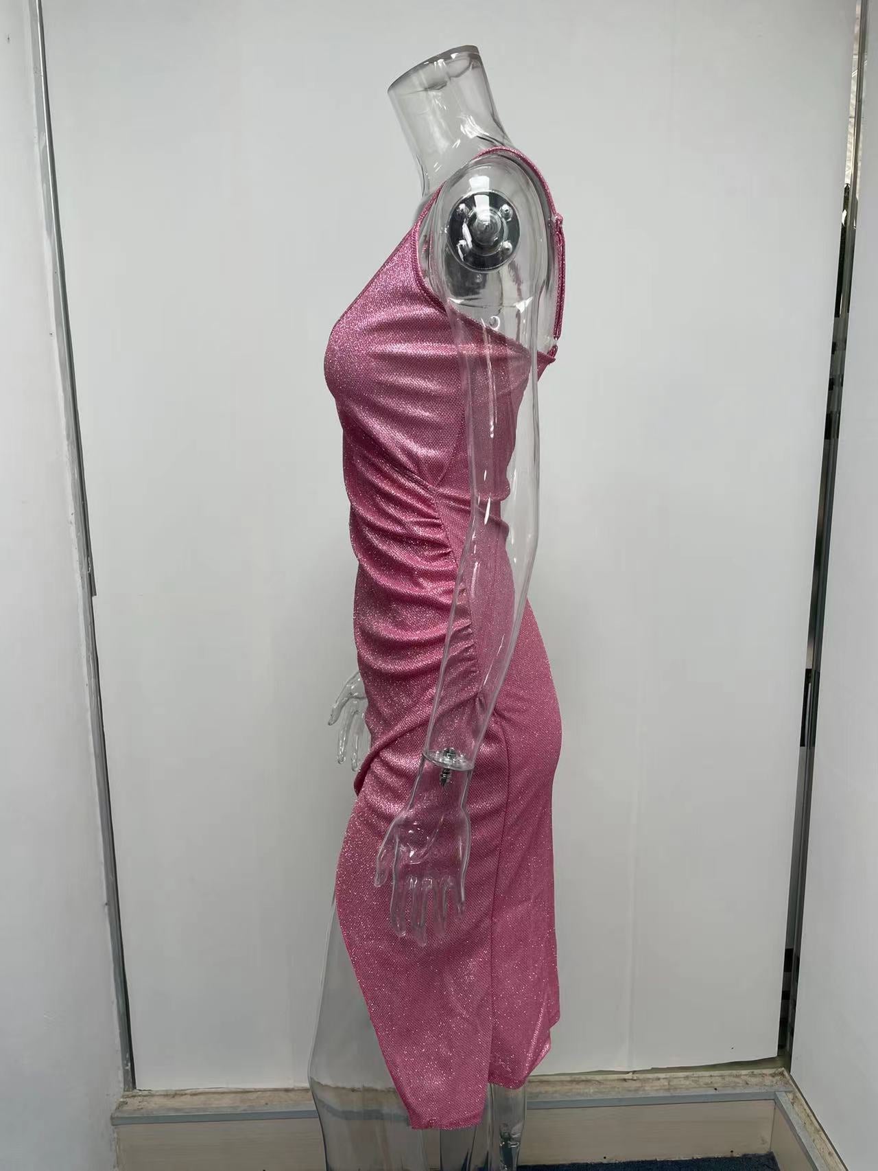 women's pencil skirt fashion v neck patchwork sleeveless solid color midi dress daily