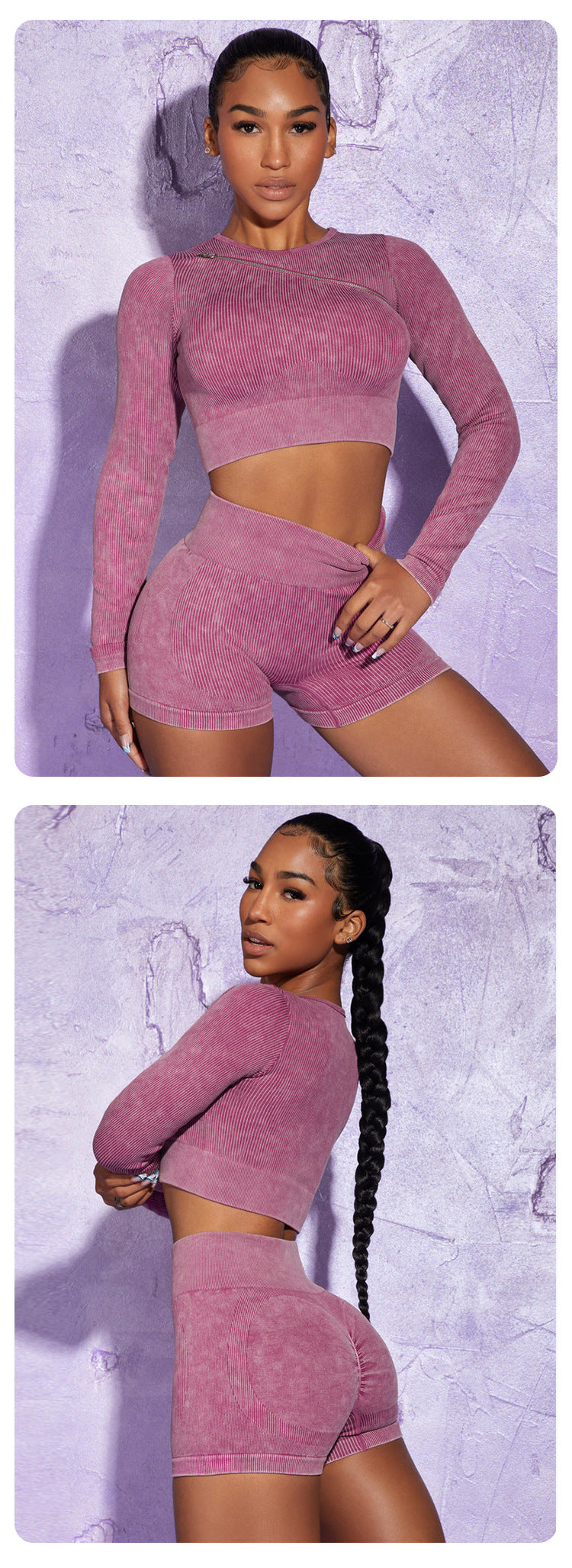simple style printing nylon round neck hollow out tracksuit vest leggings
