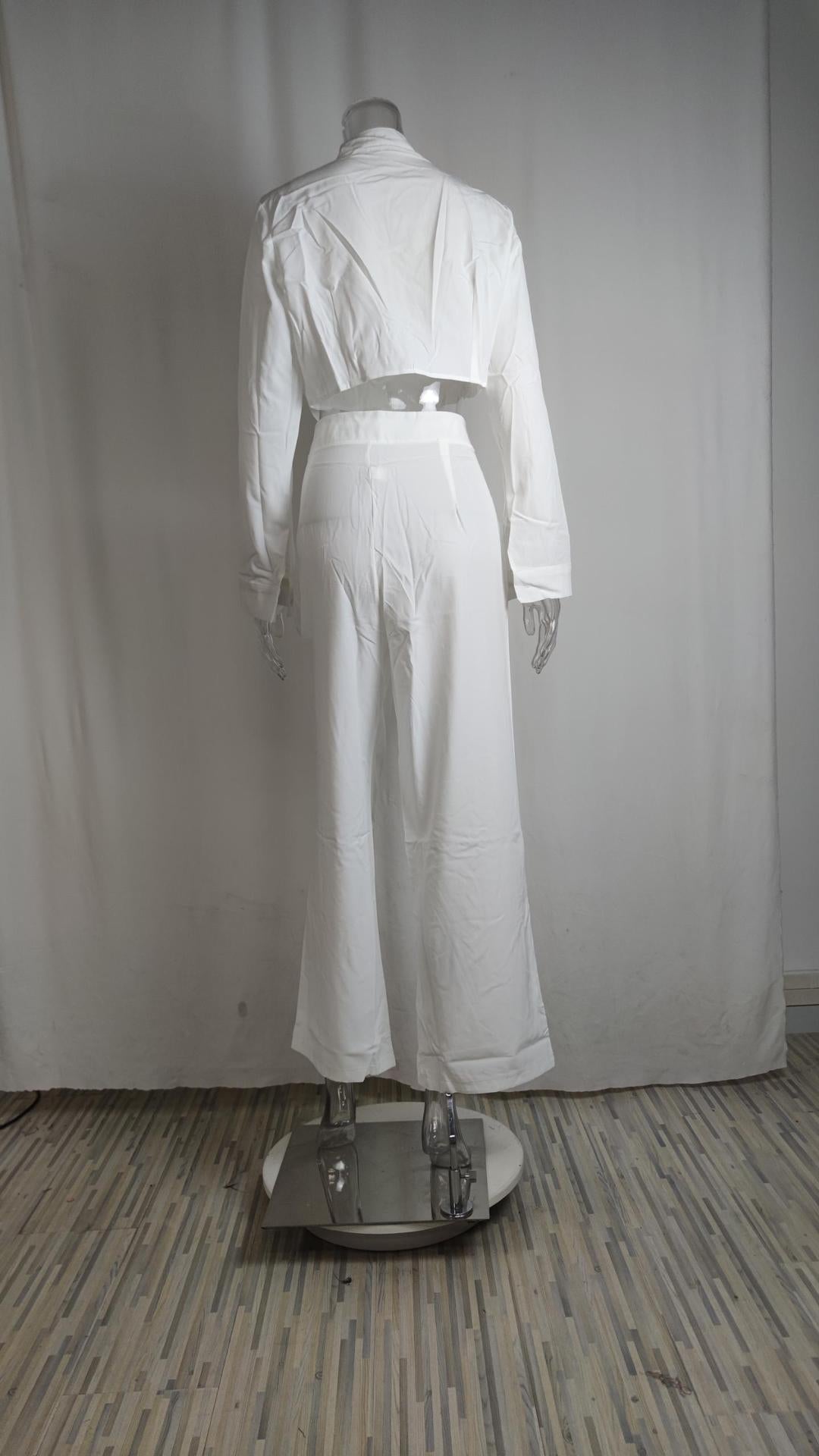 Holiday Women's Vacation Simple Style Solid Color Polyester Pants Sets Pants Sets