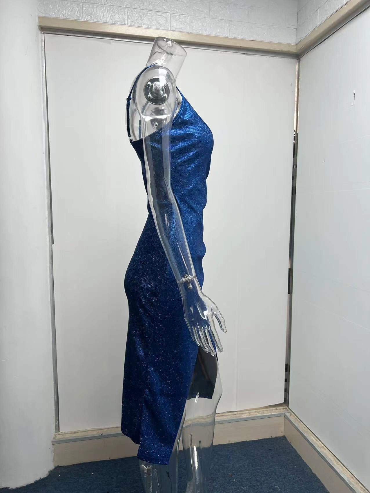 women's pencil skirt fashion v neck patchwork sleeveless solid color midi dress daily