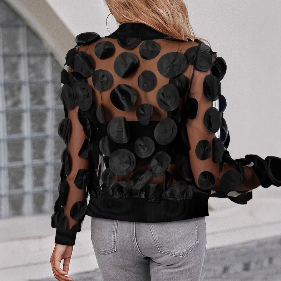 Women's Casual Circle Zipper Coat