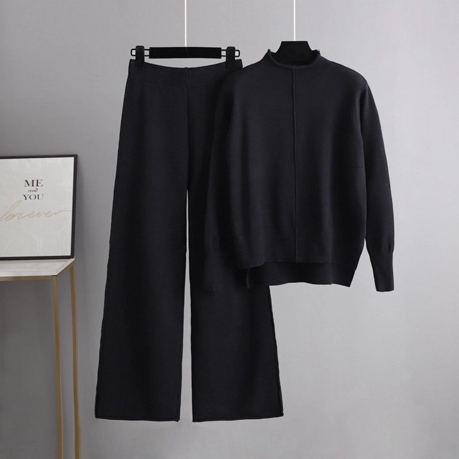 daily women's vacation solid color viscose pants sets pants sets
