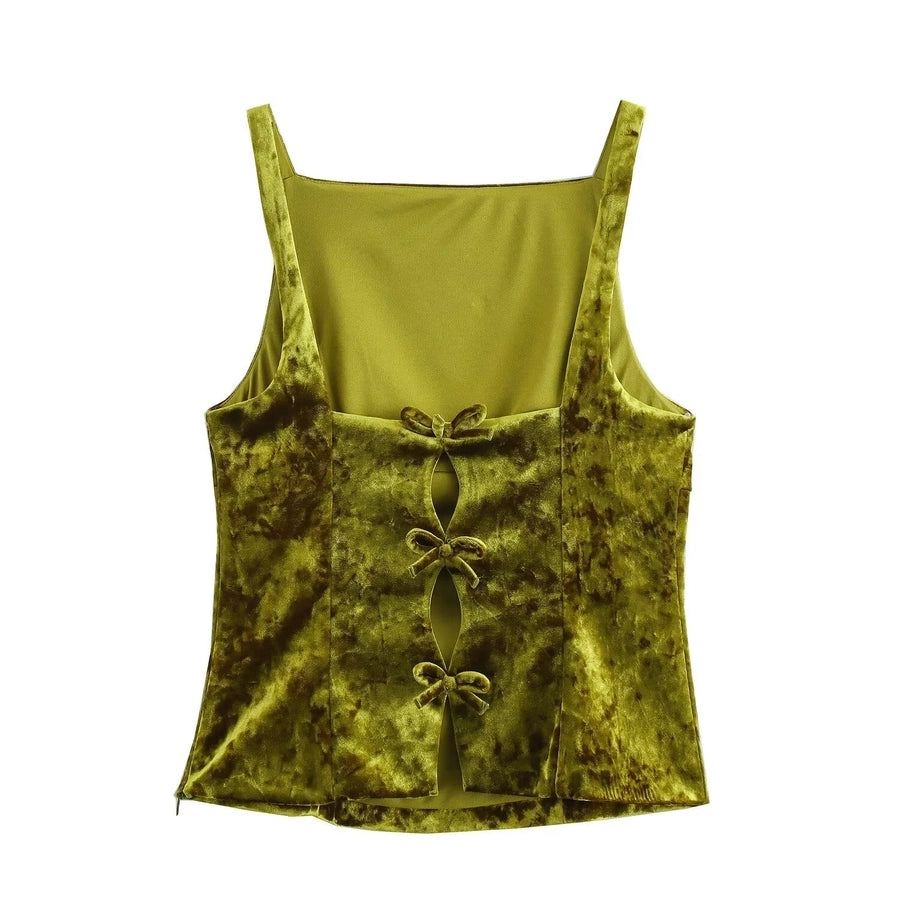 Women's Vest Tank Tops Bowknot Elegant Abstract