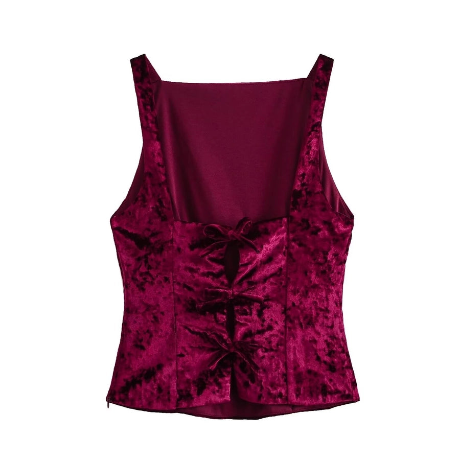 Women's Vest Tank Tops Bowknot Elegant Abstract