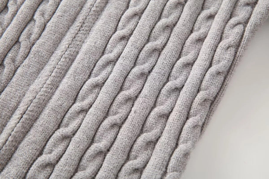 Women's Coat Long Sleeve Sweaters & Cardigans Elegant Stripe