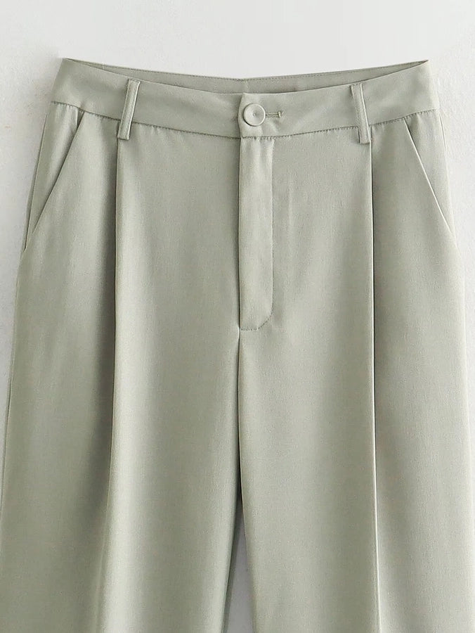 Holiday Daily Women's Streetwear Solid Color Polyester Pocket Pants Sets Pants Sets