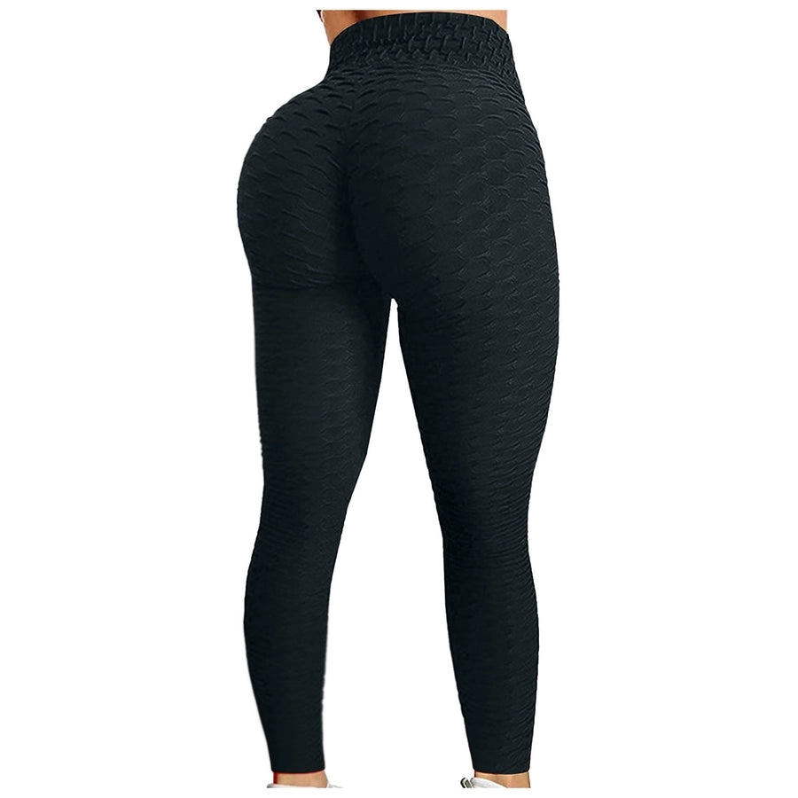 women's fashion solid color polyester active bottoms leggings