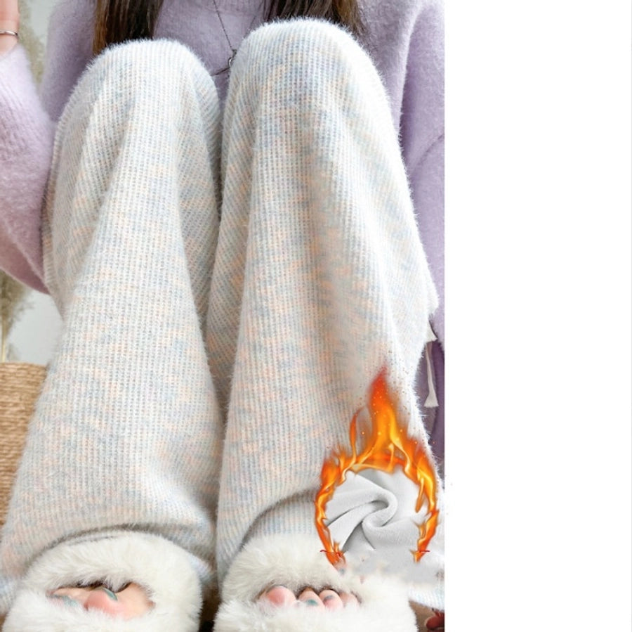 Women's Daily Casual Multicolor Elastic Drawstring Design Casual Pants