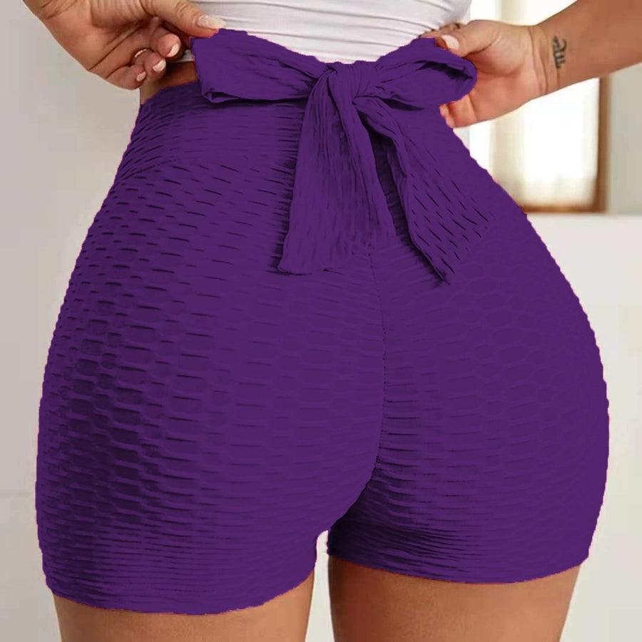 women's sports solid color polyester active bottoms leggings