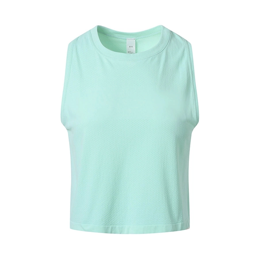 New Exercise Yoga Clothes Women's Quick-Drying Loose Top Versatile Casual Blouse Sweat-Absorbent Breathable T-shirt Thin Spring and Summer