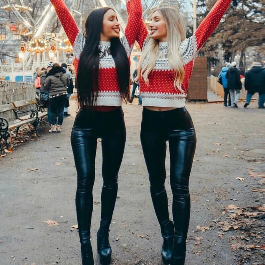 women's daily sexy solid color full length skinny pants