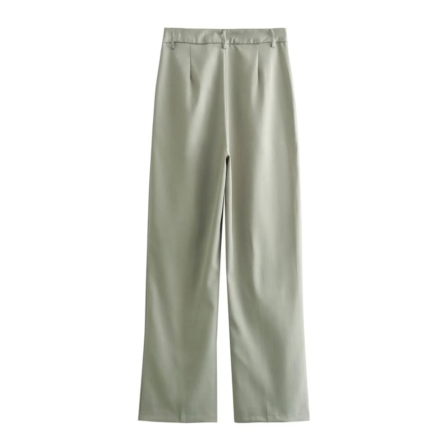 Holiday Daily Women's Streetwear Solid Color Polyester Pocket Pants Sets Pants Sets