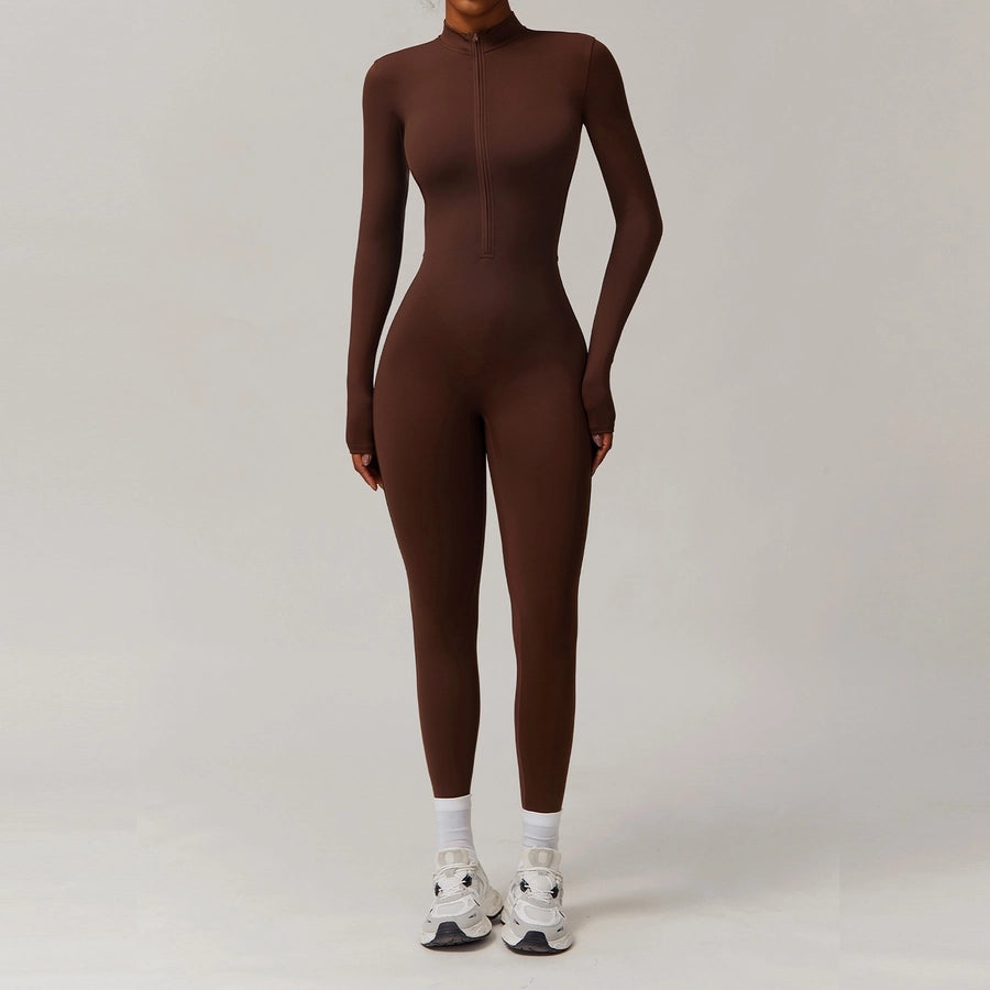 Vacation Simple Style Solid Color Polyester Turtleneck Tracksuit T-shirt Skinny Pants