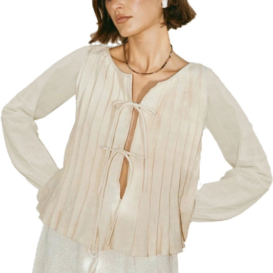 Women's Blouse Long Sleeve Blouses Casual Elegant Stripe Solid Color