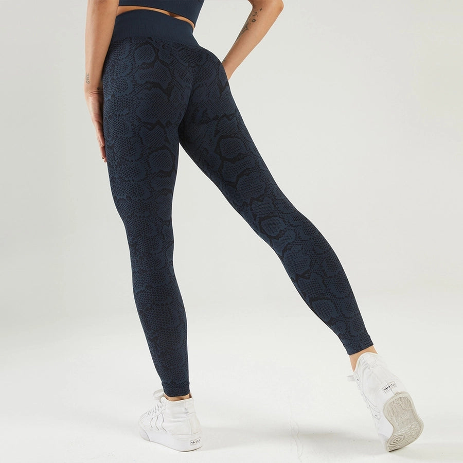 sports camouflage nylon round neck active sets racerback tank tops leggings