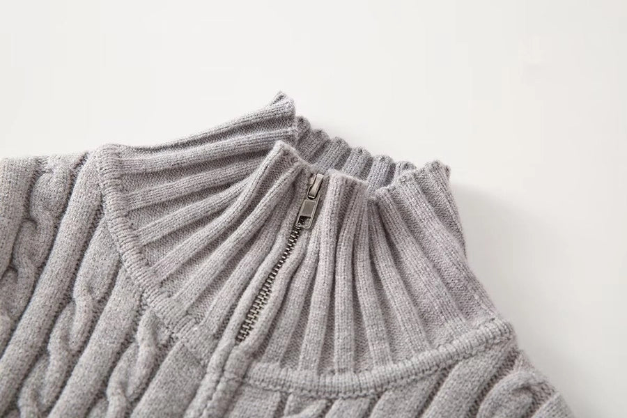 Women's Coat Long Sleeve Sweaters & Cardigans Elegant Stripe