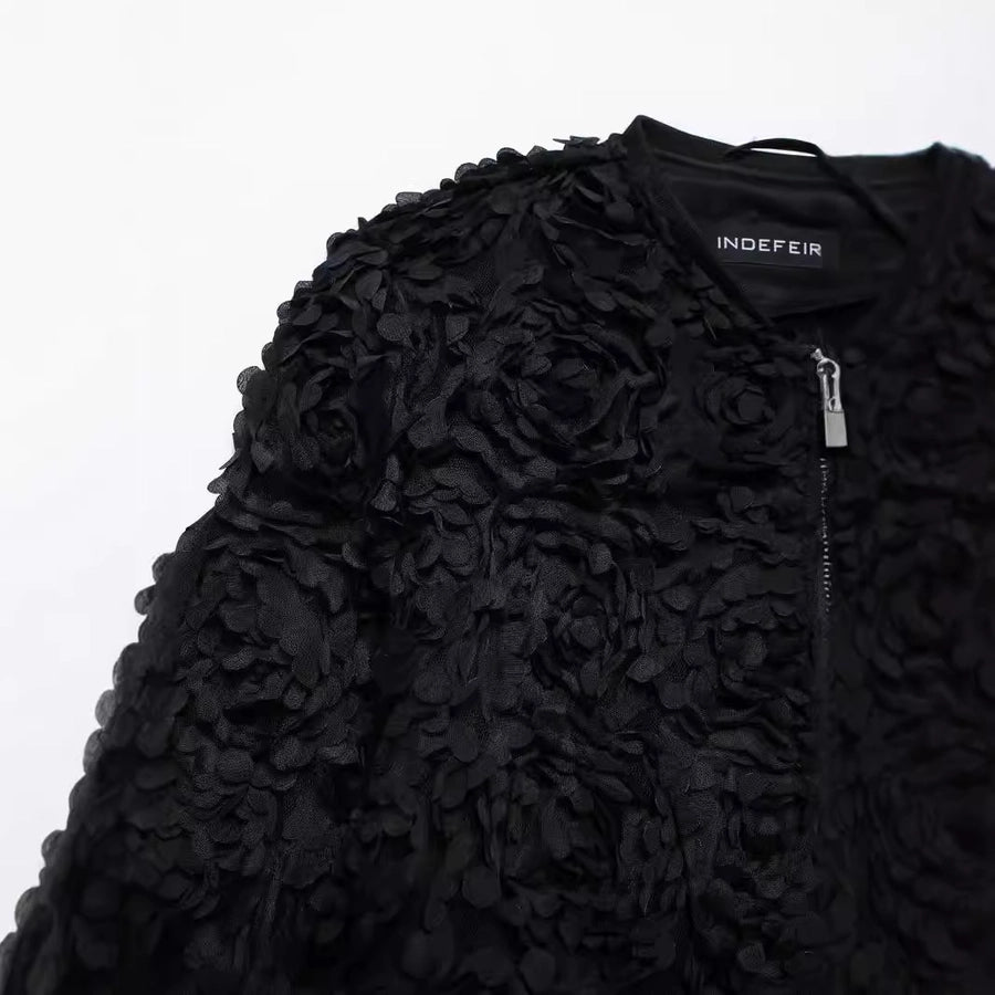 Hot Sale at  New Arrival  Women's Clothing  ZR in Stock Texture Fabric Jacket Coat