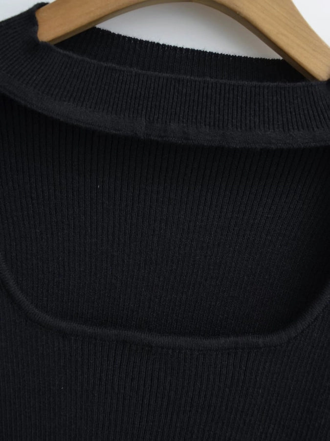 Women's Sweater Long Sleeve Sweaters & Cardigans Hollow Out Elegant Stripe