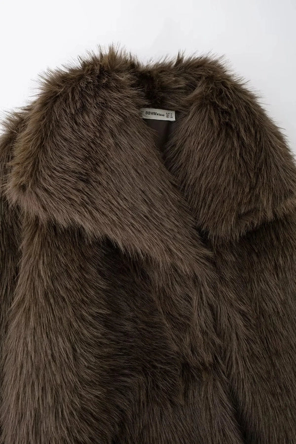 Women's Preppy Style Solid Color Pullovers Coat cotton clothes