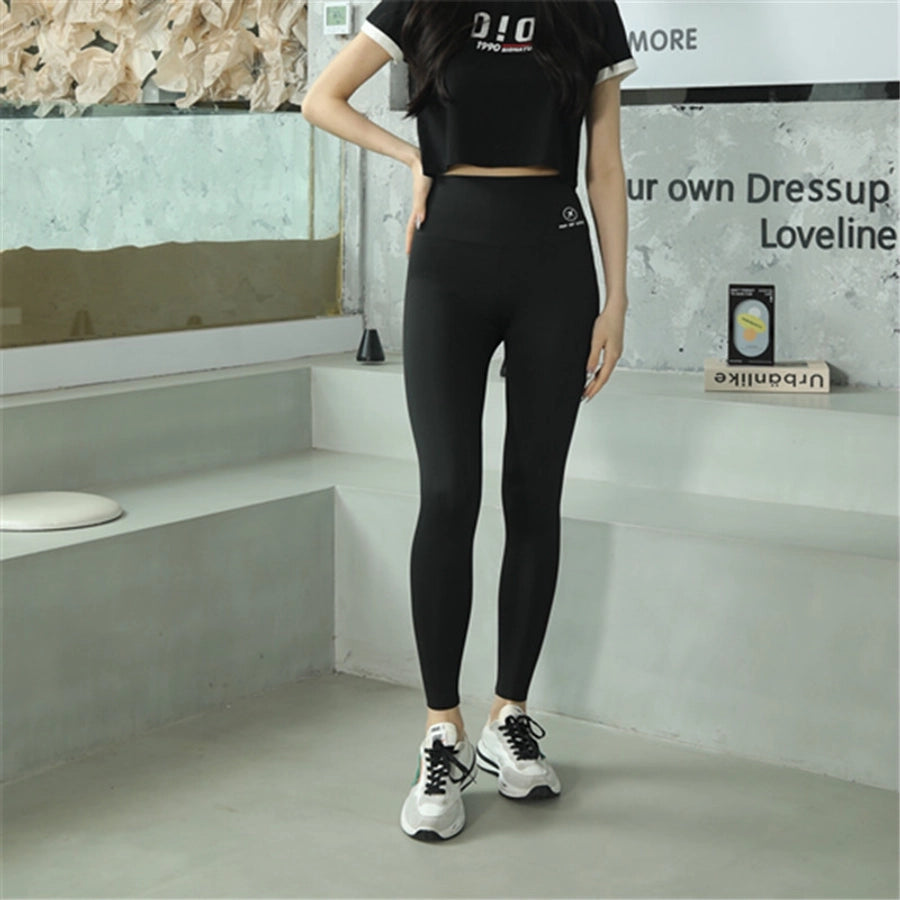 women's daily street simple style letter ankle-length shorts leggings