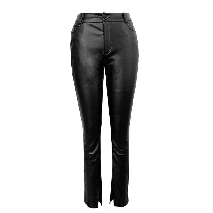 women's sexy full length crimping casual pants skinny pants