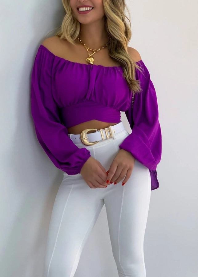 women's long sleeve blouses patchwork streetwear solid color