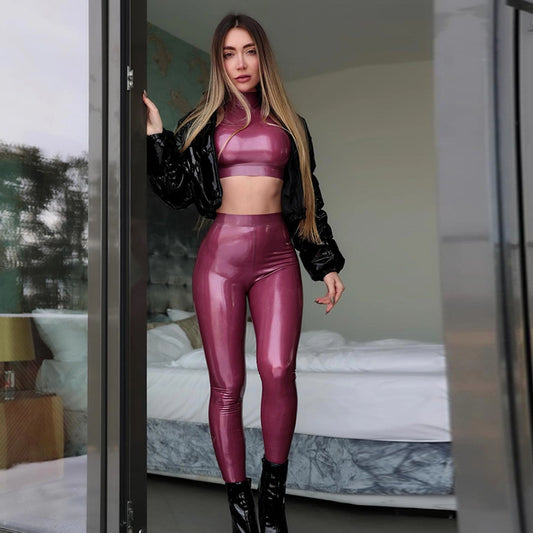 Women's Holiday Streetwear Solid Color Full Length Casual Pants