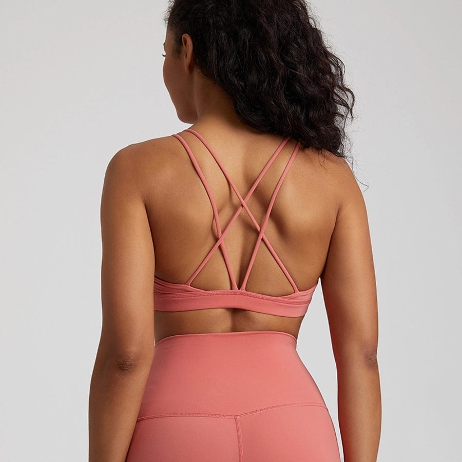 Simple Style Solid Color Nylon U Neck Active Tops Vest