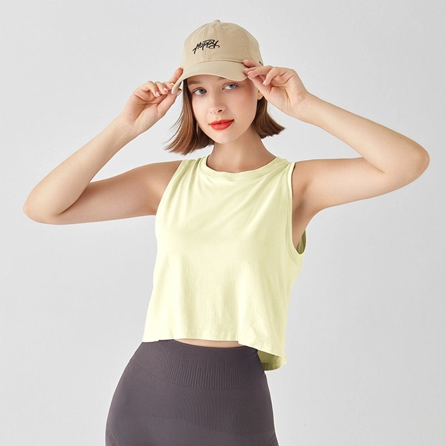 New Exercise Yoga Clothes Women's Quick-Drying Loose Top Versatile Casual Blouse Sweat-Absorbent Breathable T-shirt Thin Spring and Summer