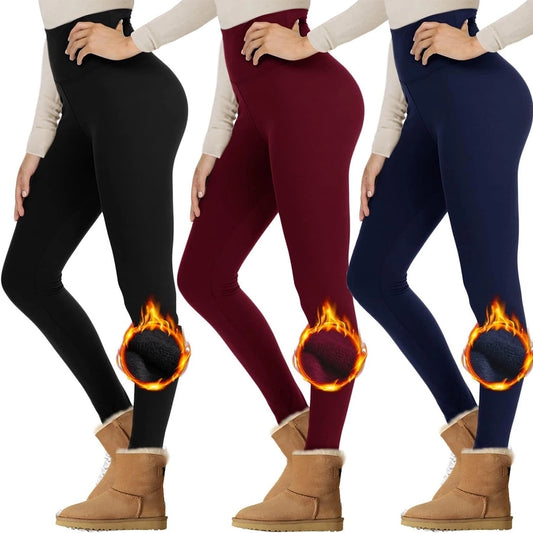 women's daily basic solid color ankle-length leggings