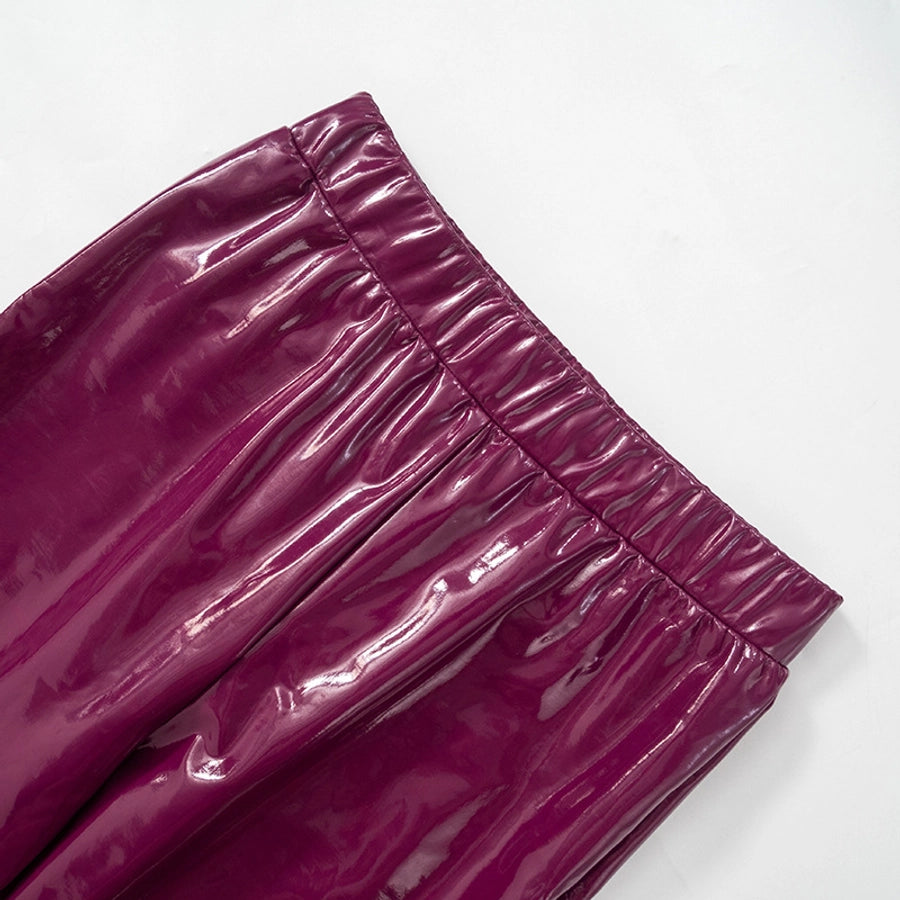 Women's Holiday Streetwear Solid Color Full Length Casual Pants